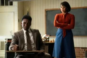 L-R: Detective Wayne Hays (Mahershala Ali) and Amelia Reardon (Carmen Ejogo)