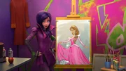 Mal se laisse un peu emporter alors qu''elle fait un portrait d''Audrey.