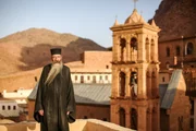 Pater Justin bei Katharinenkloster in Ägypten.