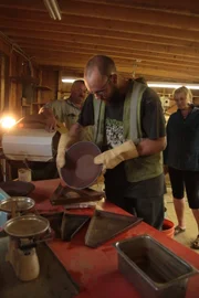 Kevin Beets weighs gold.