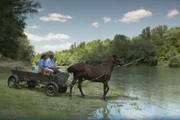 Wasser holen am Pruth - Pferdefuhrwerke sind in Moldau und Rumänien bis heute nichts ungewöhnliches.