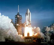 Space Shuttle Colombia Launching.