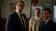 Pictured L-R: L-R: Jason Bull (Michael Weatherly), Chris Coleman (Michael Drayer ), Benny Colón (Freddy Rodríguez)