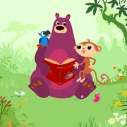 (L-R): Pepper the Parrot, Bax the bear, Toby the monkey