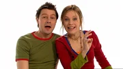 Tanja und André suchen gemeinsam Reimwörter und alle können mitraten.