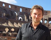 Der britische Geschichtswissenschaftler Dr. Michael Scott im Colosseum.