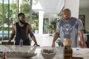 On left: Ricky (John David Washington) and on right Spencer Strasmore (Dwayne Johnson).