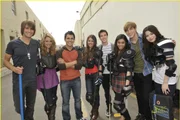 . . L-R  James Maslow, Gage Golightly,  Carlos Pena, Victoria Justice, Logan Henderson,  Ashley Argota, Kendall Schmidt, Miranda Cosgrove.