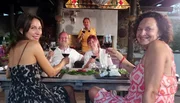 V.l.: Janine, Urs, Gastgeber David, Elke und Christine