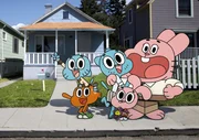 L-R: Gumball, Darwin, Nicole, Anais, Richard