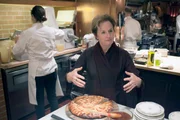 Heute steht in Alice Waters' Restaurant "Chez Panisse" Apfel-Quitten-Tarte mit Preiselbeereis auf der Karte.