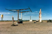 Ein trostloser Ort mitten in der Wüste Arizonas: die Tankstelle am heruntergekommenen Motel "Bagdad Café".