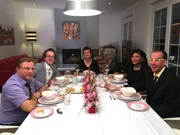 V.l.: Gerhard, Karsten, Gastgeberin Ute, Sharie und Mirco.