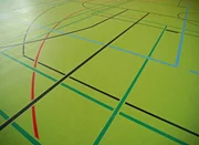 Sports hall floor