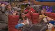 Up, L-R: Hudson Gimble (Thomas Kuc), Triple G (Benjamin Flores Jr.).
Down, L-R: Kenzie (Madisyn Shipman), Babe (Cree Cicchino).