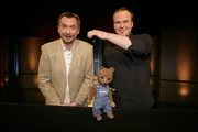 Von links: Gerd Meyer und Hans Kautzmann, Sprecher und Puppenspieler von "Ralphi".
