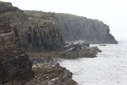 Picture Shows: Marwick Head, Orkney ñ sight of Kitchenerís ship The Iron Dukeís sinking
