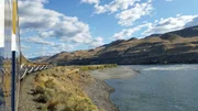 Bildunterschrift:
Bei den Touristen beliebt ist die Zugstrecke entlang des Fraser Rivers.