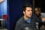 Shawn Spencer (James Roday, l.), Gus Guster (Dulé Hill)