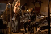 L-R: Dolores Abernathy (Evan Rachel Wood) and Bernard Lowe (Jeffrey Wright)