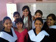 Radha at home for abandoned girls in Punjab.