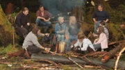 The Brown family on Coon Island off the coast of Alaska. Parents Billy and Ami with there children Matt, Jahua, Soloman, Gabe, Noah, Snowbird and Raindrop.