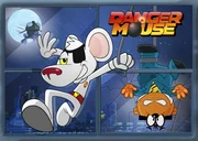 L-R: Danger Mouse and Penfold.