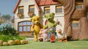 Benedikt, Mark (m.), Walla und die Spielsachen werden beim Spiel von unheimlichen Geräuschen gestört. Als Geisterjäger gehen sie der Sache auf den Grund.