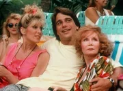 Angela (Judith Light, l.), Tony (Tony Danza, M.) und Mona (Katherine Helmond, r.) genießen den Urlaub auf Jamaika.