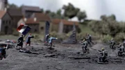 Animationen ermöglichen einen neuen, ungewohnten Blick auf die Ereignisse des Ersten Weltkrieges: Hier stehen sich französische und deutsche Soldaten gegenüber.