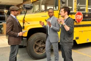 PSYCH -- "The Break-Up" Episode 810 -- Pictured: (l-r) Billy Zane as Ian, Dule Hill as Gus Guster, James Roday as Shawn Spencer -- (Photo by: Alan Zenuk/USA Network)