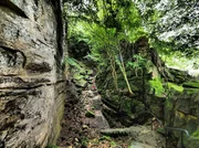 MDR Fernsehen HEUTE AUF TOUR - KLEINE LUXEMBURGER SCHWEIZ, TEIL 1, "Von Echternach über Berdorf nach Müllerthal", am Sonntag (22.09.13) um 16:05 Uhr.
Spektakulär: die Wolfsschlucht