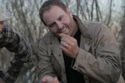 Josh Gates marvels at the nail they discovered which very well could be part of Lafitte's Ship, as seen on Travel Channel's Expedition Unknown.