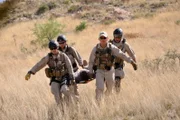 Nogales, Arizona: Air & Marine Agents train to save a life. Customs and Border Protection (CBP) teams fight to stop drug smugglers, human traffickers, and desperate migrants from entering the United States. officers. (Photo credit: © NGTV)