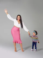 L-R: Lateysha Grace and her daughter Wynter