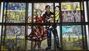 Glasbild Staatsraatsgebäude