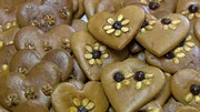 Gebackene Lebkuchen.