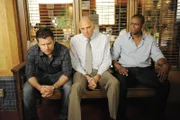 (v.l.): Shawn (James Roday), Woody (Kurt Fuller) und Gus (Dulé Hill)