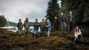 The Brown family off the coast of Alaska. Parents Billy and Ami with there children Matt, Jahua, Soloman, Gabe, Noah, Snowbird and Raindrop.