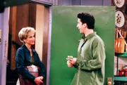 die Pizza-Lieferantin und David Schwimmer als Ross