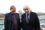 Andrew Wallace-Hadrill (l.), Boris Johnson