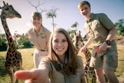 Terri, Bindi and Robert Irwin at the Australia Zoo.