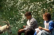 Heidi (Noley Thornton) und der "Geißenpeter" (Benjamin Brazier) verstehen sich prächtig.