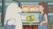 On the left: Ice Bear (Demetri Martin)
