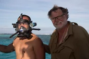 Farley and Sekeli before he dives in.