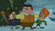 Kurt muss zwischen Scotty und Berthold gehen. Die Streitereien entsprechen für ihn nicht dem Geist von Schreinachten.