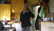 Eva lebt mit ihrem Mann Heiko seit sechs Jahren auf zwölf Quadratmetern - auch im Winter.