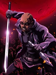 Blade, der halb Mensch, halb Vampir ist, besucht Japan, wo er Deacon Frost, den Mörder seiner Mutter, finden will.