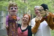 MDR Fernsehen 25 JAHRE EINHEIT '90, "Jammer-Ossi und Besser-Wessi (1); Die Geschichte eines Klischees", am Dienstag (16.06.15) um 22:05 Uhr.
Puppenspieler Steffi Lampe und Jörg Bretschneider.
(Foto für beide Teile verwendbar!)