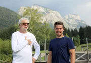 L-R: André Heller, Marcel Hirscher.